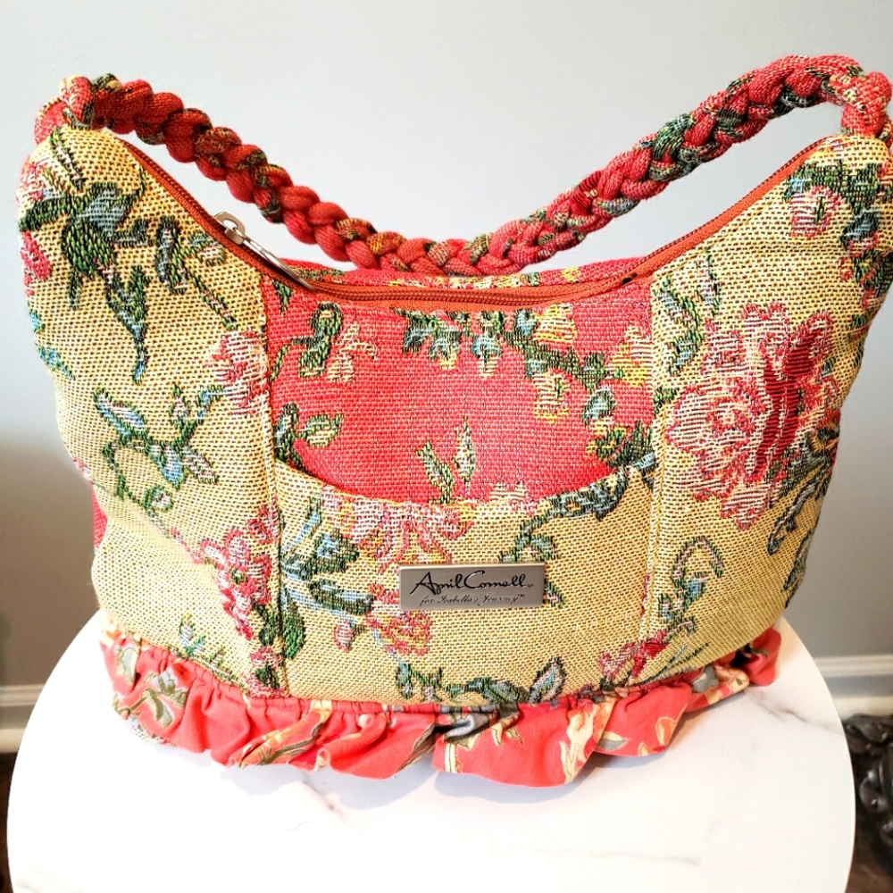 April Cornell for Isabella's Journey tapestry bag